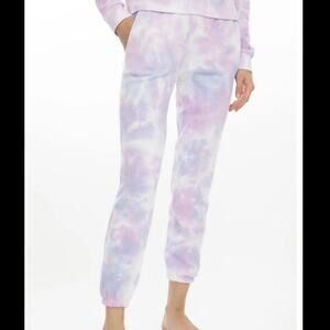 Generation Love Lilac Tie Dye Isla Sweatpants Large NWT